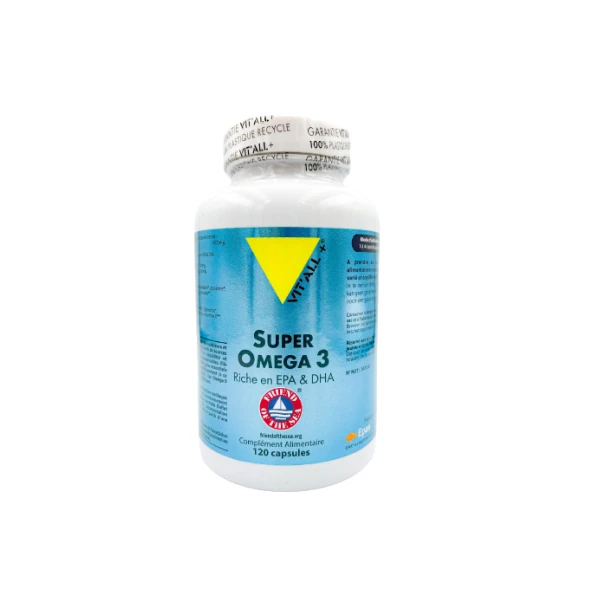 VITALL+ SUPER OMEGA 3 1000mg EHA DHA - 120 Capsules