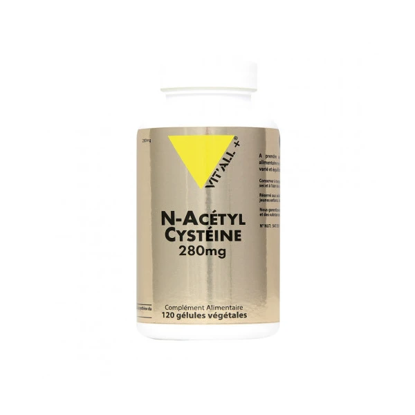 Vit'All+ N-acetyl Cysteine Acide Amine 280mg 120 gélules