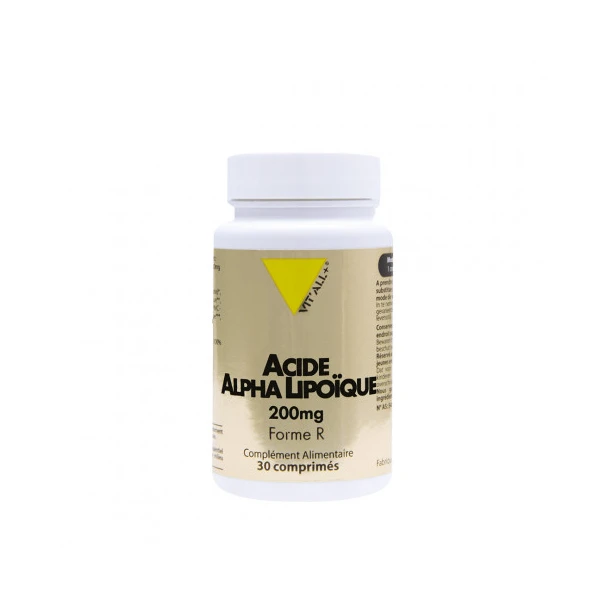 Vit'All+ Acide Alpha Lipoique 200mg 30 Comprimés