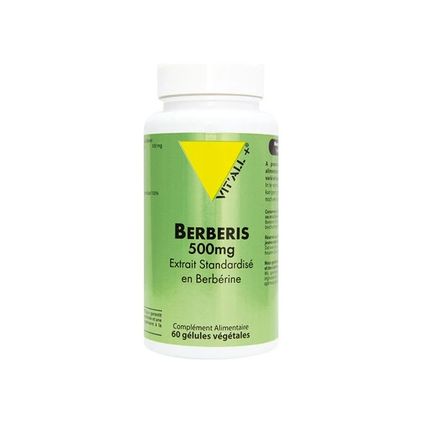Super Berberine 300mg Extrait Standardisé 60 gélules Vit'All+