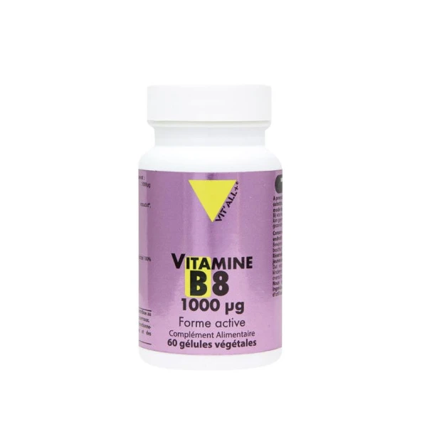 Vit'All+ VITAMINE B8 - 1000µg 60 gélules