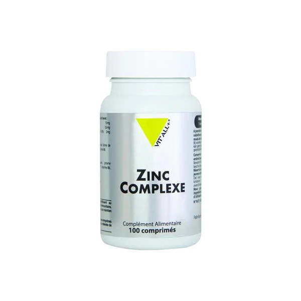 VITALL + ZINC COMPLEX - 100 Gelules Vegetales