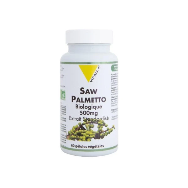 Vit'All+ Saw Palmetto Bio 500mg 60 gélules végétales