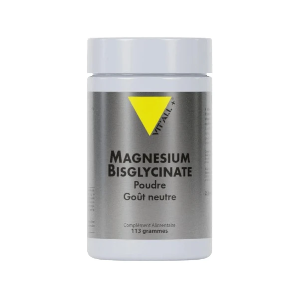 VITALL+ MAGNESIUM BISGLYCINATE Poudre - 113g