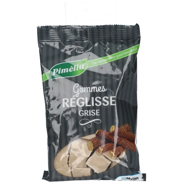 Pimélia® Gommes Réglisse Grise