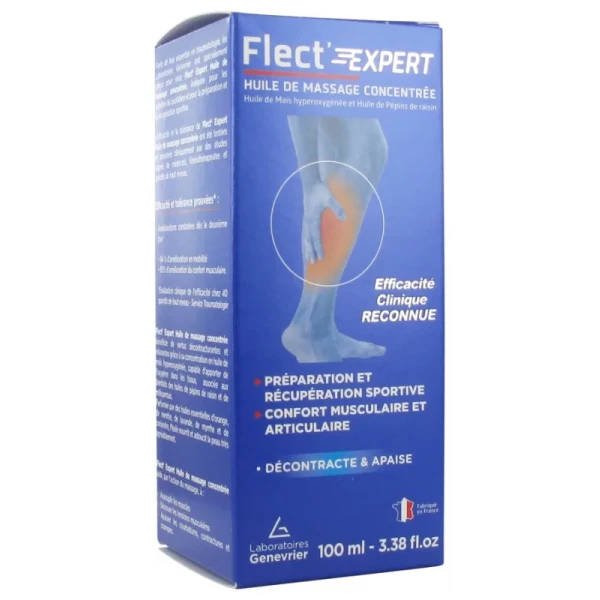 Laboratoires Genévrier Flect Expert Flect'Expert Huile de Massage - Flacon 100 ml