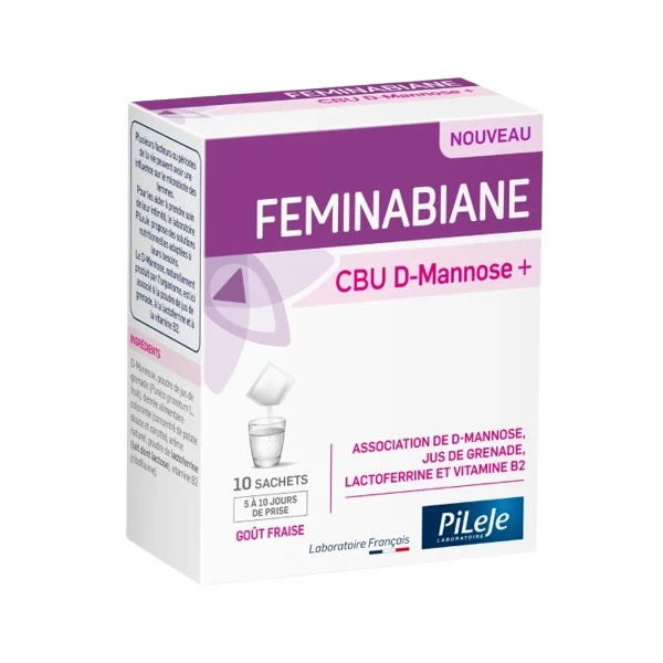 PILEJE FEMINABIANE CBU D-MANNOSE+ - 10 Sachets