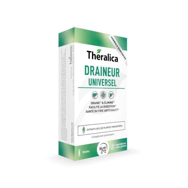 THERALICA DRAINEUR UNIVERSEL Formule Renforcee - 15 Sticks