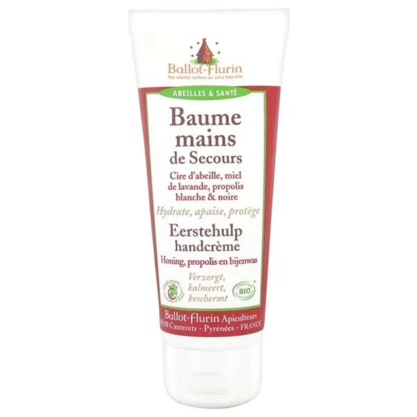 Baume Mains de Secours Bio 75 ml