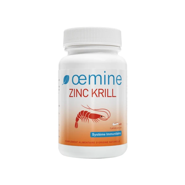 Oemine Zinc Krill 60 Gelules
