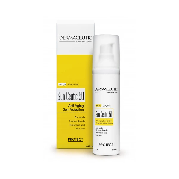 Dermaceutic Sun Ceutic Protection Solaire Anti Age Spf50+ 50ml
