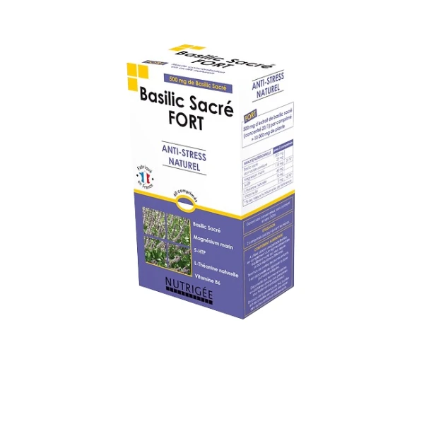 Nutrigée Basilic Sacre Fort 60 Comprimes