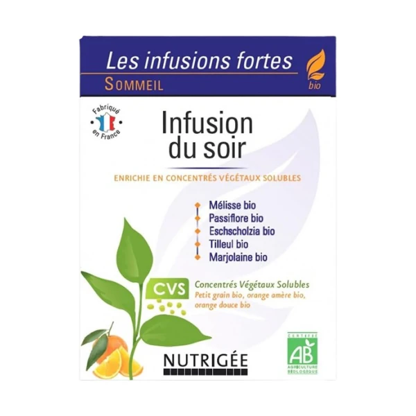 Nutrigée Infusion Du Soir Bio 30 Sachets