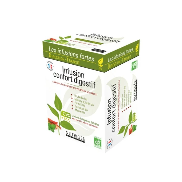 Nutrigée Infusion Confort Digestif Bio 30 Sachets