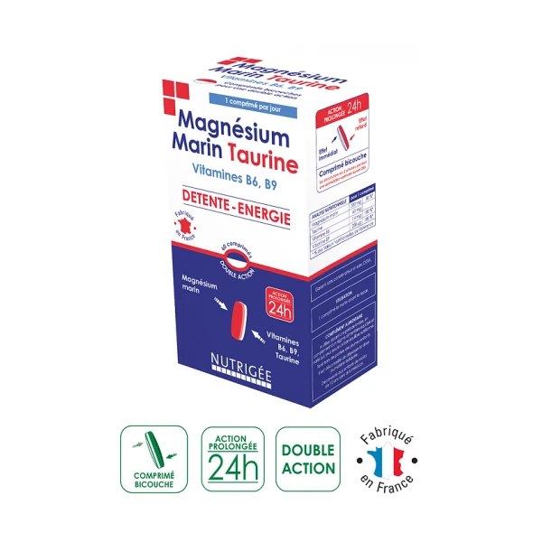 Nutrigée Magnesium Marin Taurine 60 Comprimes