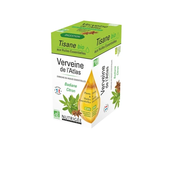 Nutrigée Tisane Verveine De L'atlas Bio 20 Sachets