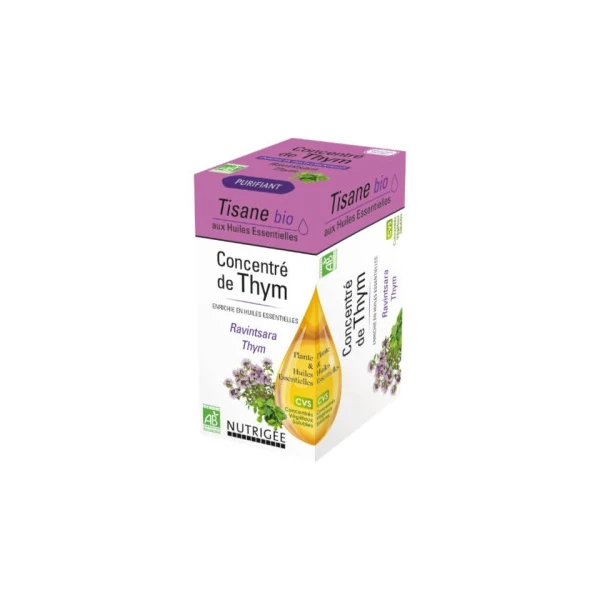 Nutrigée Tisane Concentre De Thym Bio X20