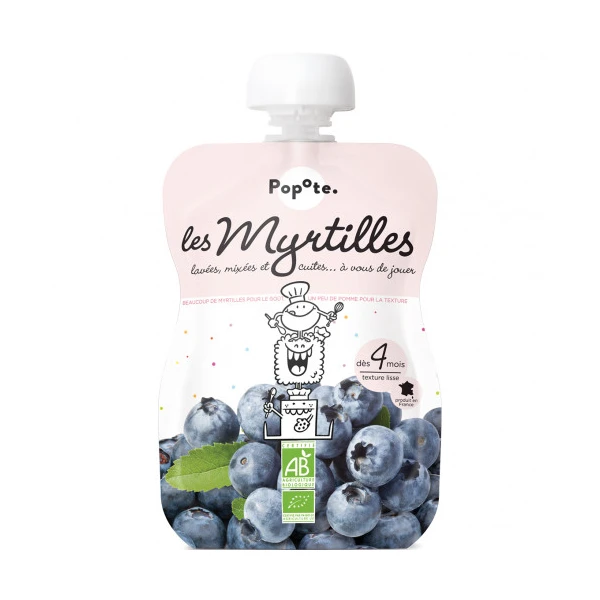 POPOTE GOURDE Les Myrtilles - 120g