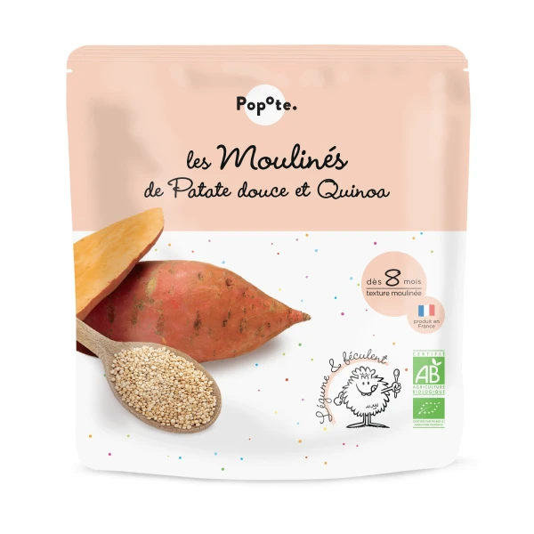 POPOTE LES MOULINES Patate Douce et Quinoa Des 8 mois - 180g