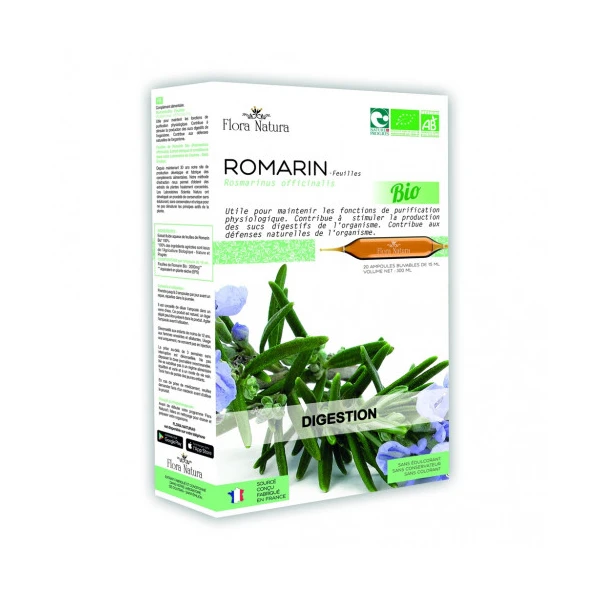 Flora Natura Romarin Bio Digestion 20 ampoules