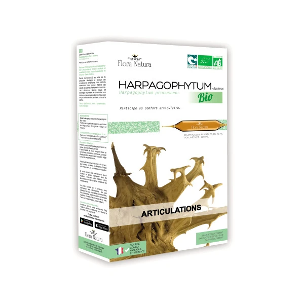 Flora Natura Harpagophytum Bio Articulations 20 ampoules