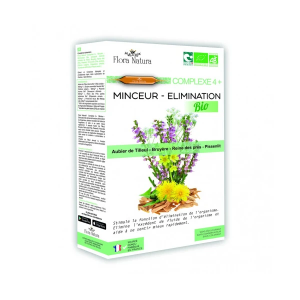 Flora Natura Minceur bio Complexe 4+ 20 ampoules