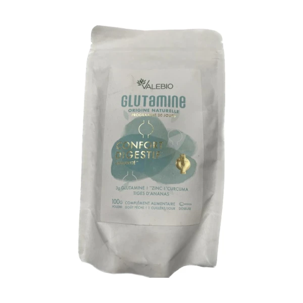 Valebio Glutamine en Poudre Confort Digestif 100g
