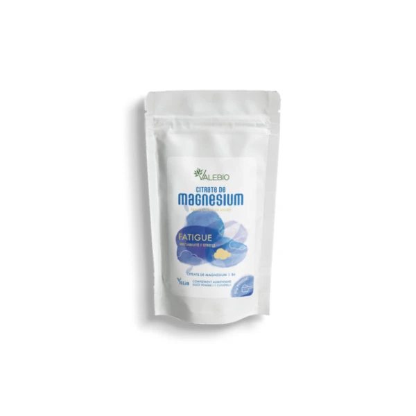 Valebio Citrate de Magnésium Fatigue Goût Pomme 80g