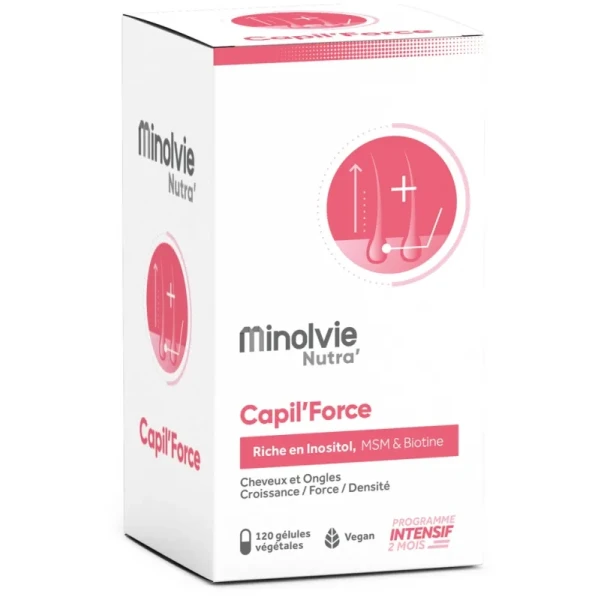 Nutra' Capil'Force 120 Gélules Végétales