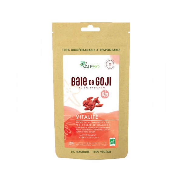 Valebio Baie De Goji Bio Super Fruit 150g
