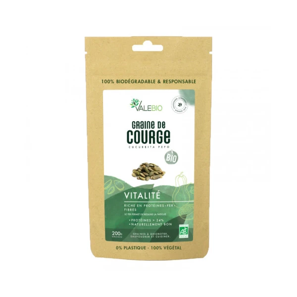 Valebio Graine De Courge Bio 200g