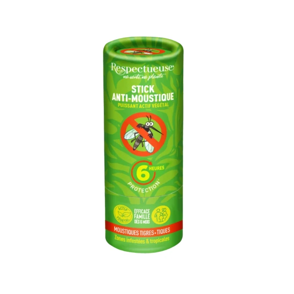 RESPECTUEUSE STICK ANTI-MOUSTIQUE Protection 6 Heures - 40g