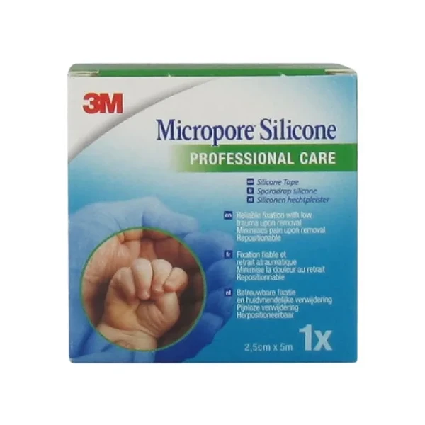 3M Micropore Silicone Sparadrap Atraumatique