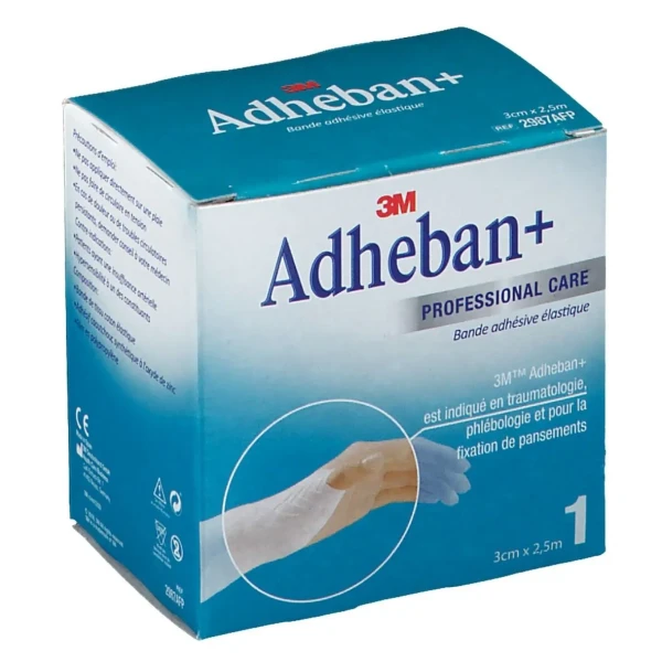 3M™ Adhéban Plus bande de contention 2,5 m x 3 cm