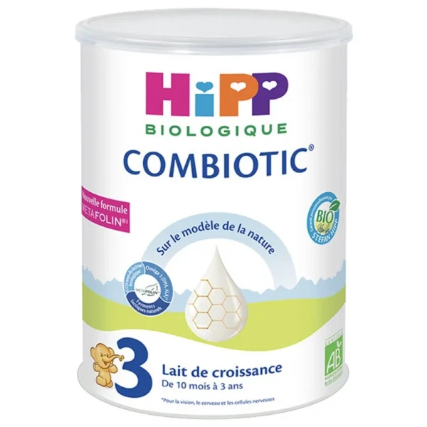 Combiotic 3 Croissance de 10 Mois à 3 Ans Bio 800 g