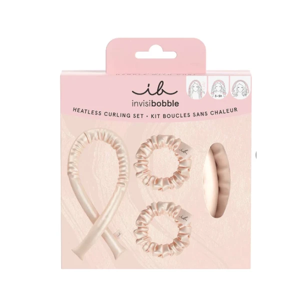 INVISIBOBBLE KIT BOUCLES SANS CHALEUR - Rose