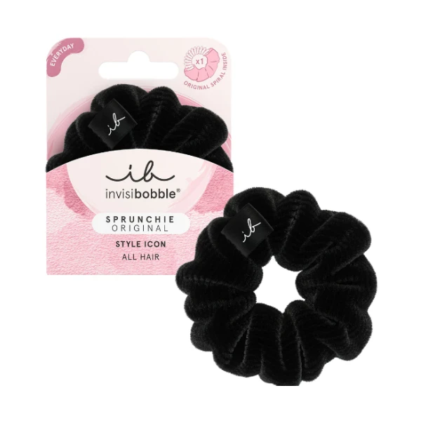 INVISIBOBBLE SPRUNCHIE ORIGINAL Dusk Till Dawn Noir - 1 Elastique