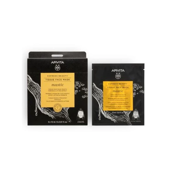 Apivita Express Beauty Masque Visage en Tissu Mastic