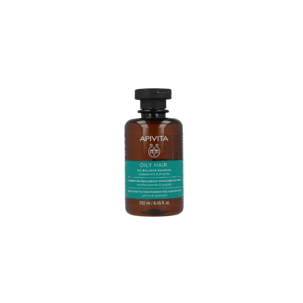 APIVITA OILY HAIR Shampoing Équilibrant pour Cheveux Gras