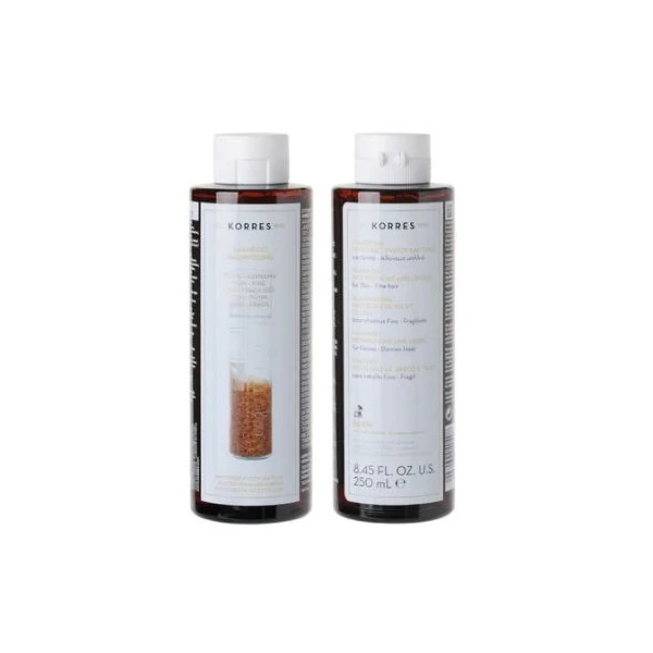 KORRES® Shampooing Volumateur Protéines de riz & Tilleul