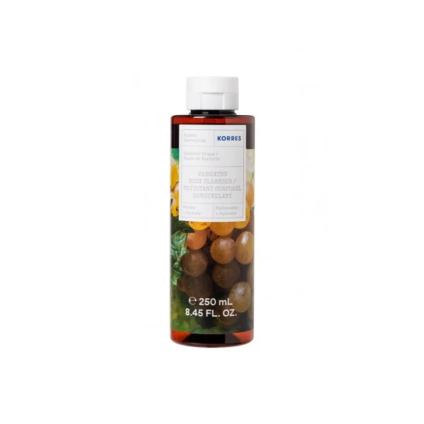 KORRES Gel Douche Corporel Renouvelant - Raisin de Santorin