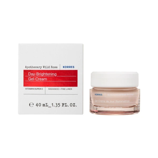 KORRES ROSE SAUVAGE Gel Creme Illuminateur Peau Normale a Mixte - 40ml