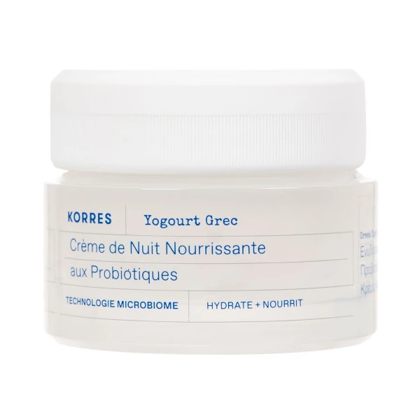 KORRES YAOURT GREC Creme de Nuit Nourrissante aux Probiotiques - 40ml
