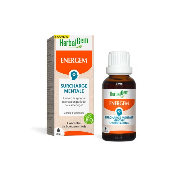 HERBALGEM ENERGEM Surcharge Mentale - 30ml