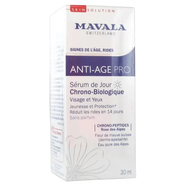 SkinSolution Anti-Age Pro Sérum de Jour Chrono-Biologique Visage et Yeux 30 ml