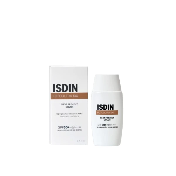 ISDIN FOTOULTRA 100 SPOT PREVENT COLOR Creme solaire Teintee SPF 50+ - 50ml