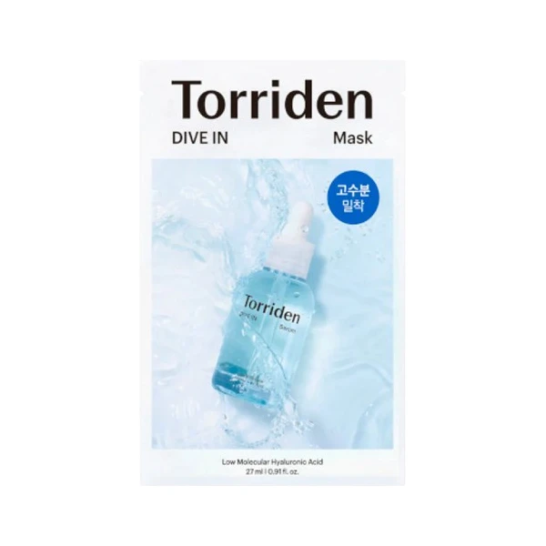 TORRIDEN DIVE IN Masque en tissu a l'Acide Hyaluronique - 27ml