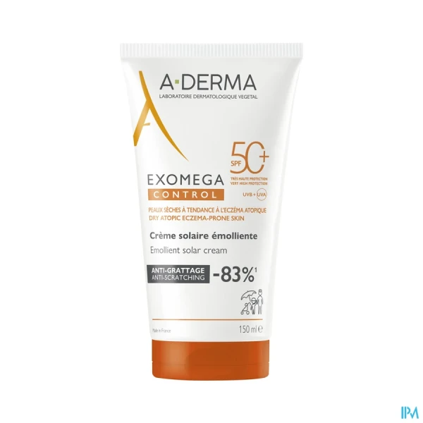 A-Derma Exomega Control Crème Solaire SPF50+