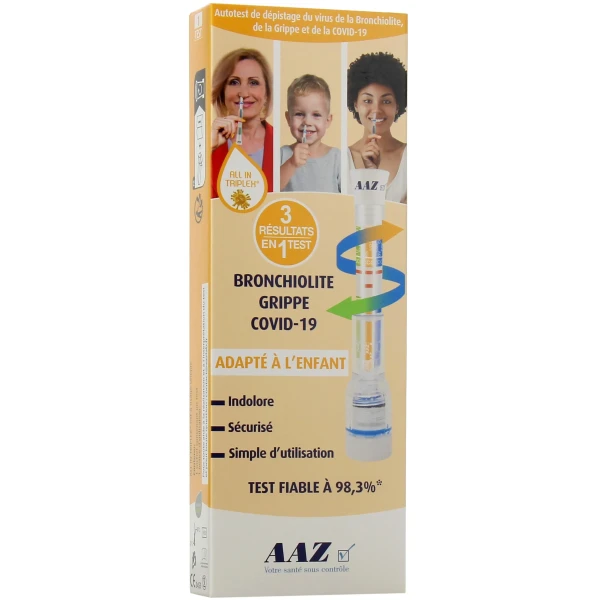 All in Triplex Test Grippe Bronchiolite Covid