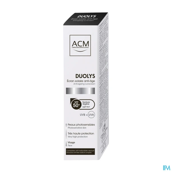 ACM Duolys Crème solaire anti-âge SPF50+